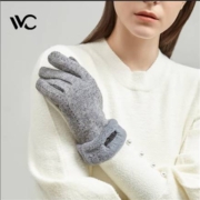 VCC 羊毛女士手套 可触屏
