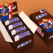 SNICKERS 士力架 盒装花生夹心牛奶巧克力圣诞节 20g*12条