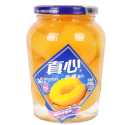 真心 水果罐头 黄桃罐头880g 家庭装