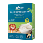 plus会员，有券的上：Rivsea 禾泱泱 有机糙米粉 国行版 1段 160g