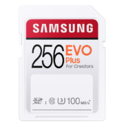 三星（SAMSUNG）256GB 高速SD存储卡 U3 C10 4K EVO Plus内存卡 全高清数码相机卡单反微单卡 读速100mb/s