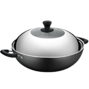 炊大皇（COOKER KING） 炒锅铁锅无涂层家用炒菜锅电磁炉燃气煤气灶明火通用铁锅 32cm铁锅