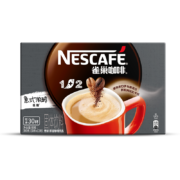 雀巢（Nestle）速溶咖啡 1+2 特浓 微研磨 冲调饮品 盒装30条390g 白敬亭同款39.9元