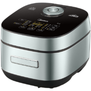 PLUS会员：Midea 美的 轻净系列 MB-HS408 电饭煲 4L 榭湖银