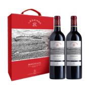 拉菲（LAFITE）传奇波尔多 赤霞珠干红葡萄酒 750ml 双支礼盒装 年货送礼