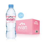evian 依云 矿泉水 500ml*24瓶 整箱装*3件