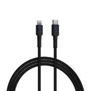 ZMI紫米MFi认证苹果C toLightning1.5m编织数据线PD18W/20W快充适用于iPhone14/13/12/11闪充线 AL875黑