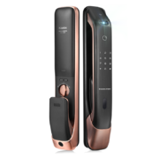 凯迪仕（kaadas）智能锁K20-F 指纹锁 3D人脸识别智能门锁 红古铜 C级锁芯