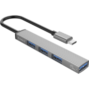 奥睿科（ORICO）Type-C扩展坞转USB3.0分线器4口HUB集线器拓展坞转换器 笔记本电脑铝合金转接头AH-13