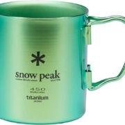 0税费！Snow Peak 雪峰 MG-043 可堆叠钛金属单层马克杯 450mL