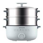 九阳（Joyoung）14L三层大容量1500W大功率 多用途锅 多功能家用电火锅 蒸包子锅 电煮锅电热锅电蒸锅GZ158蓝