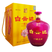 白云边 八眼泉酒 浓酱兼香型白酒 53度 1.5L 礼盒装【年货送礼】