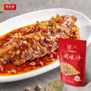 中华老字号，同庆楼 黄山臭鳜鱼半成品 净膛350g+料汁包240g