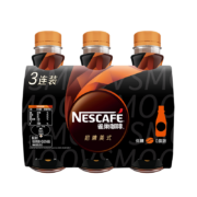 雀巢咖啡(Nescafe) 招牌美式（低糖） 黑咖啡 268ml*3瓶 *3件+凑单品