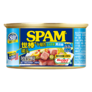 世棒（SPAM）午餐肉罐头清淡口味198g 减盐25% 开罐即食早餐火锅烧烤食材