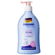 哈罗闪（sanosan）婴儿润肤乳400ml0-3岁儿童面霜身体乳宝宝润肤霜温和清爽保湿滋润