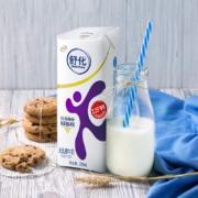 PLUS会员：伊利 舒化牛奶  高钙型  220ml*12盒  *2提