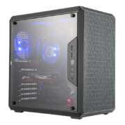 酷冷至尊(CoolerMaster)MasterBox Q500L 迷你机箱(ATX/配两块防尘网/透明侧板/电源上置/支持长显卡)