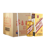 茅台王子酒 金王子 53度 酱香型白酒 礼盒酒喜酒粮食酒 500ml *6瓶 整箱装