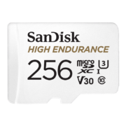 闪迪（SanDisk）256GB TF（MicroSD）存储卡 行车记录仪&安防监控专用内存卡 高度耐用 家庭监控 读速100MB/S