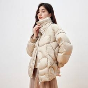 1日10点：秋水伊人 女士羽绒服外套 11411AF151006033