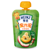 概率券、京喜app：亨氏(Heinz)果泥婴儿辅食 果汁泥儿童苹果香蕉泥120g