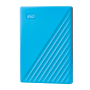 西部数据(WD) 2TB 移动硬盘 USB3.0 My Passport随行版 2.5英寸 蓝色 机械硬盘 便携存储 自动备份 兼容Mac