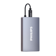 飞利浦（PHILIPS）移动固态硬盘 PSSD  Type-C USB3.1接口 高速移动硬盘 小巧便携 512G 深灰色
