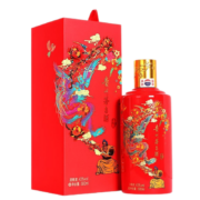 茅台（MOUTAI）【年货送礼】贵州茅台 酱香型白酒 茅台礼盒 43度喜宴酒（中国红）500ml
