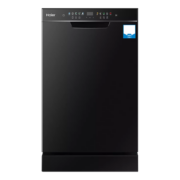 海尔（Haier）洗碗机10套大容量嵌入式家用 晶彩分区精洗 80℃双微蒸汽消毒智能开门速干 云智洗 旗舰款EYW101286BKTU1