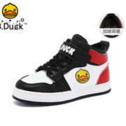 防踢护足！B.Duck 儿童加绒休闲鞋