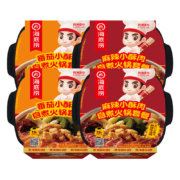 海底捞自热火锅方便速食懒人食品方便简易美食宿舍出差旅游便携 麻辣味345g*2+番茄味330g*2