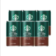PLUS会员：STARBUCKS 星巴克 咖啡饮料 黑醇摩卡+美式+无糖+玛奇朵（180ml*8罐）