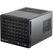 银欣（SilverStone）SG13B 珍宝13 SFF机箱（支持Mini-ITX/长显卡/ATX电源/120mm水冷）