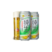 TSINGTAO 青岛啤酒 因乐而生 纯生啤酒 500ml