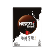雀巢（Nestle）速溶咖啡 绝对深黑 深度烘焙 丝滑拿铁 盒装18g*7包 胡宇桐同款
