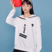 LEDIN 乐町 女士学院风卫衣 CWBFB474182 两色