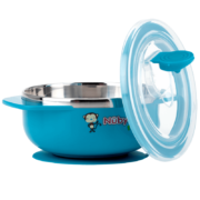 努比 Nuby 儿童餐具  蓝色猴子 注水保温款