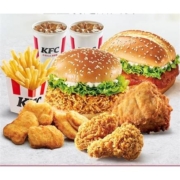 KFC 肯德基 WOW双堡套餐兑换券 电子券码
