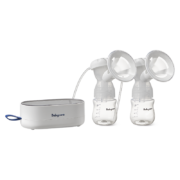 babycare电动吸奶器可充电双边吸奶器低音无痛吸奶维尔粉不含靠吸配件