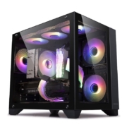 攀升AMD R7 5700X/RX6600XT/6700高端海景房台式DIY游戏电脑主机