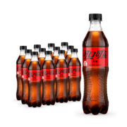 可口可乐 Coca-Cola 零度 Zero 汽水 碳酸饮料 500ml*12瓶 整箱装 可口可乐出品 新老包装随机发货28.9元