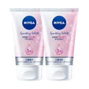 88VIP：NIVEA 妮维雅 晶纯泡沫洗面奶 100ml*2支（赠 洗面奶30g*2）