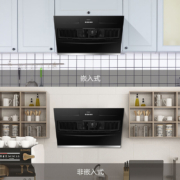 海尔（Haier）油烟机大风量低噪吸油烟机不易沾抽油烟机套装家用一级节能速排无烟EC901侧吸烟机 油烟机CXW-219-EC901 天然气