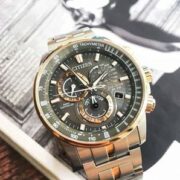 Citizen 西铁城 PCAT系列 CB5886-58H 男士三眼计时光动能五局电波手表
