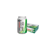 青岛啤酒年货送礼 （Tsingtao）啤酒纯生8度330ml*24听 整箱装