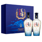 劲牌 毛铺苦荞酒 露酒 尊享 42.8度 500ml*2瓶 礼盒
