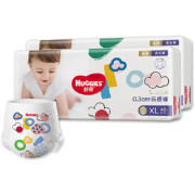 好奇（Huggies）金装成长裤XL96片(12-17kg)加大号婴儿尿不湿超薄柔软透气
