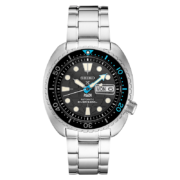精工（SEIKO） 手表PROSPEX潜水系列鲍鱼壳200米防水夜光男士钢带机械男表 SRPG19K1