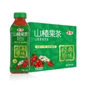 华旗山楂果茶果肉饮料400ml*6瓶整箱